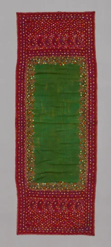 Head Scarf by Northern India, textile, 1801-1900