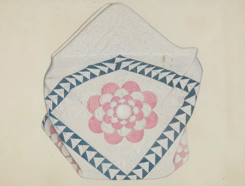 Quilt by William High, index of american design, 1937