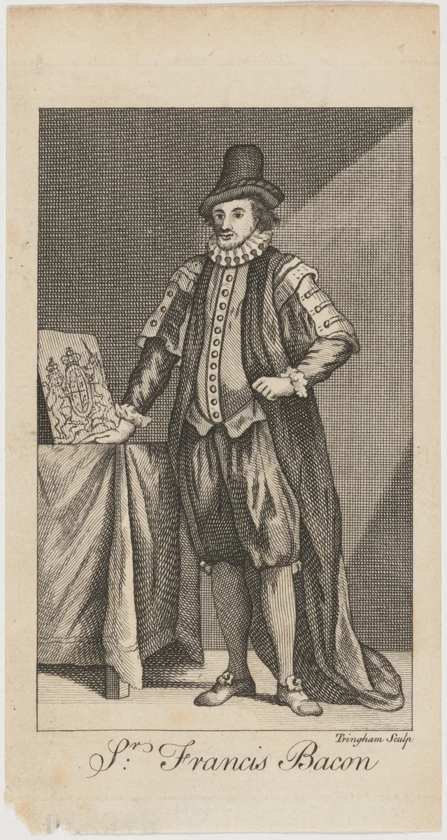 Sir Francis Bacon by William Tringham, print, 1762
