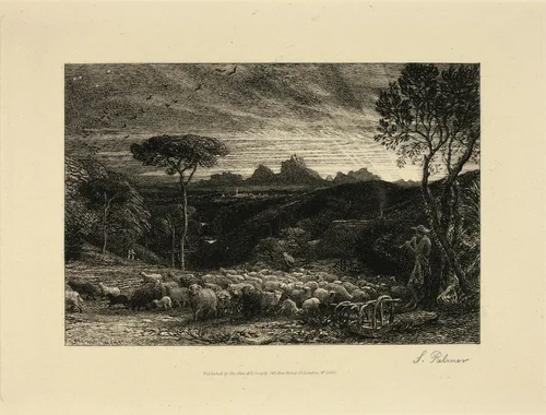 Early Morning by Samuel Palmer, print, 1880