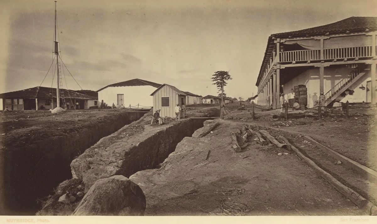 Acajutla by Eadweard Muybridge, photograph, 1877