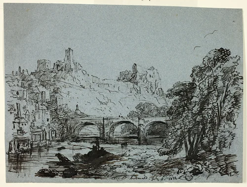 Richmond by Clarkson Stanfield, drawing, 1832
