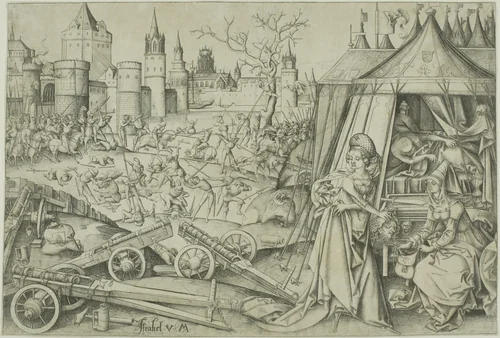 Judith by Israhel van Meckenem, print, 1490-1500