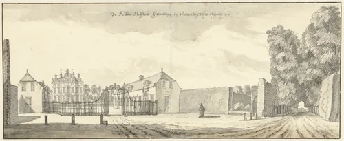 Ridderhofstad Geerestein bij Woudenberg by Jan de Beijer, drawing, 1745
