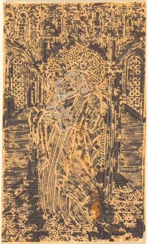 Madonna and Child by German 15th Century, print, 1480