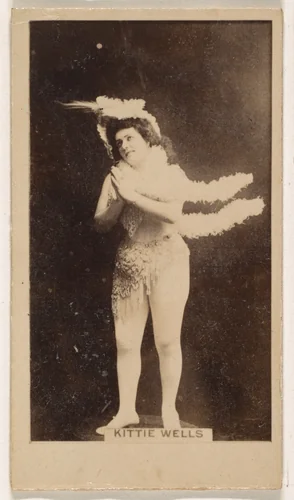 Kittie Wells, from the Actresses series (N245) issued by Kinney Brothers to promote Sweet Caporal Cigarettes by Kinney Brothers Tobacco Company, photograph, 1890
