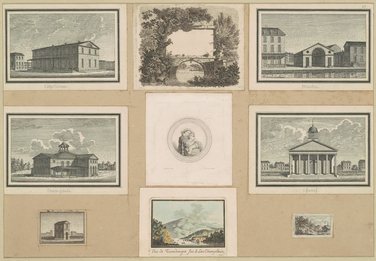 Saint-Mémin Collection, Group 57 by Charles B. J. Févret de Saint-Mémin, volume, 1794-1796