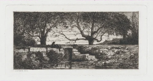 Near the Rix (Ain) by Adolphe Appian, print, 1864