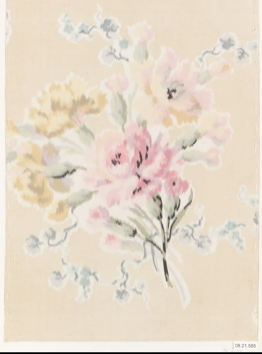 Textile sample by Unknown Designer, textile, 1900