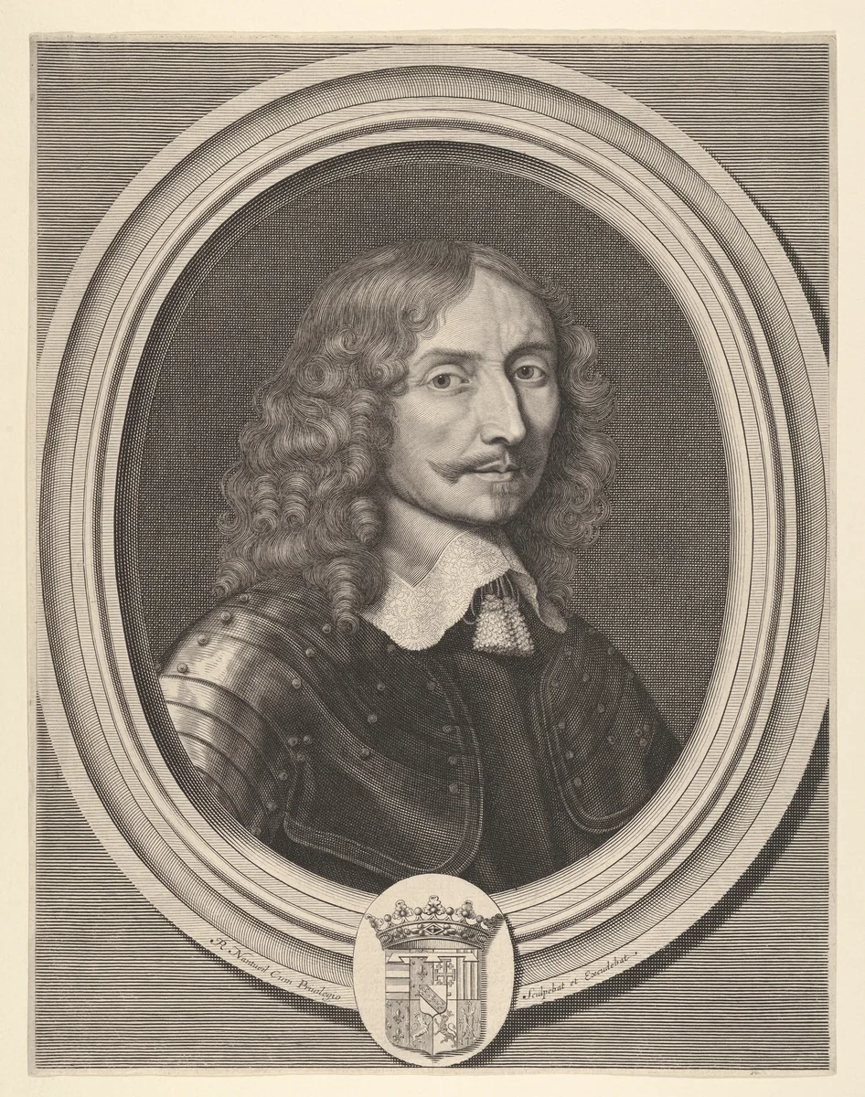 Henri II de Lorraine, marquis de Mouy by Robert Nanteuil, print, 1646-1656