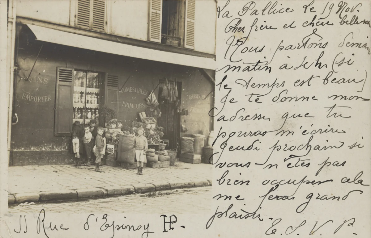 Correspondance du bateau Tarapaca, La Rochelle - La Pallice by Unidentified Photographer, photograph, 1910