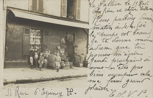 Correspondance du bateau Tarapaca, La Rochelle - La Pallice by Unidentified Photographer, photograph, 1910