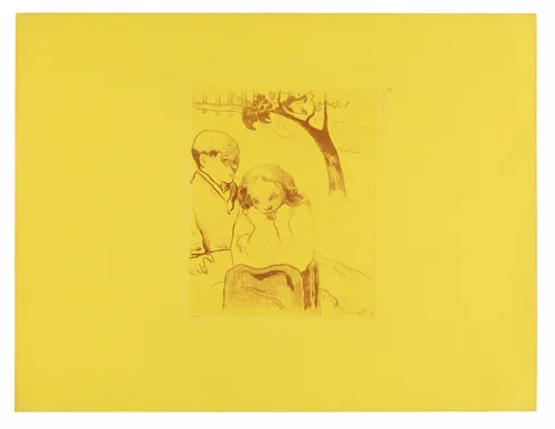 Human Miseries, from the Volpini Suite by Paul Gauguin, print, 1889