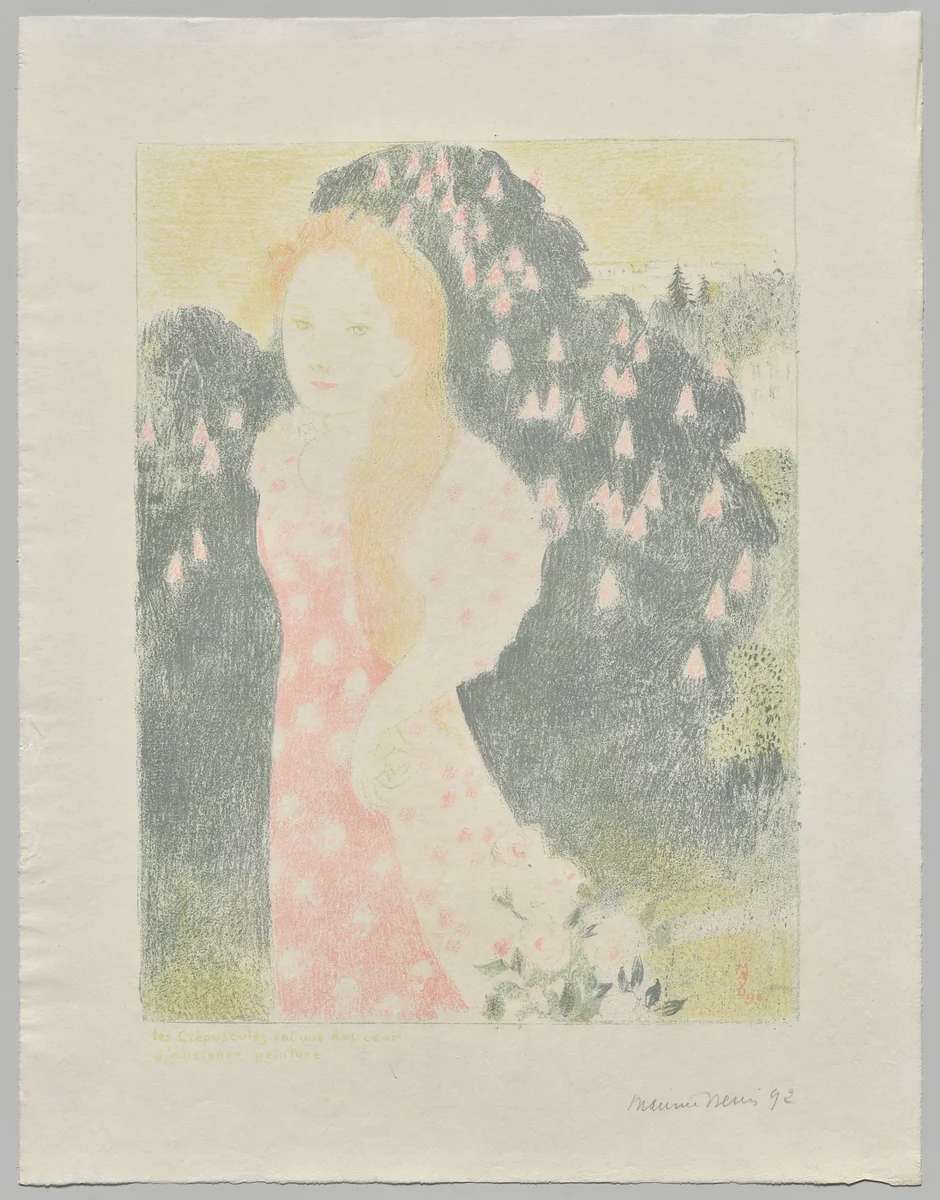 Twilights Have the Softness of Old Paintings by Maurice Denis, print, 1899