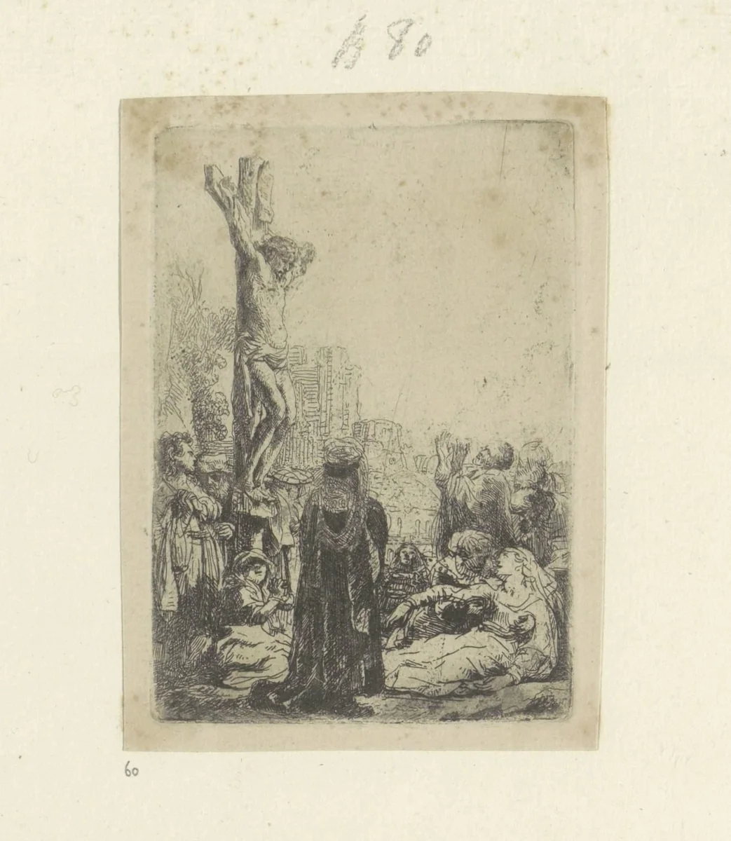 Kruisiging: kleine plaat by Rembrandt van Rijn, book, 1633-1637