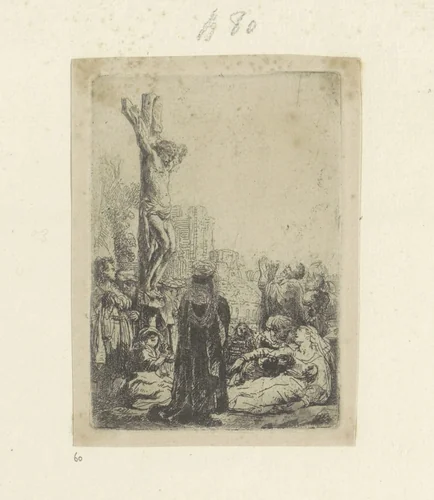Kruisiging: kleine plaat by Rembrandt van Rijn, book, 1633-1637