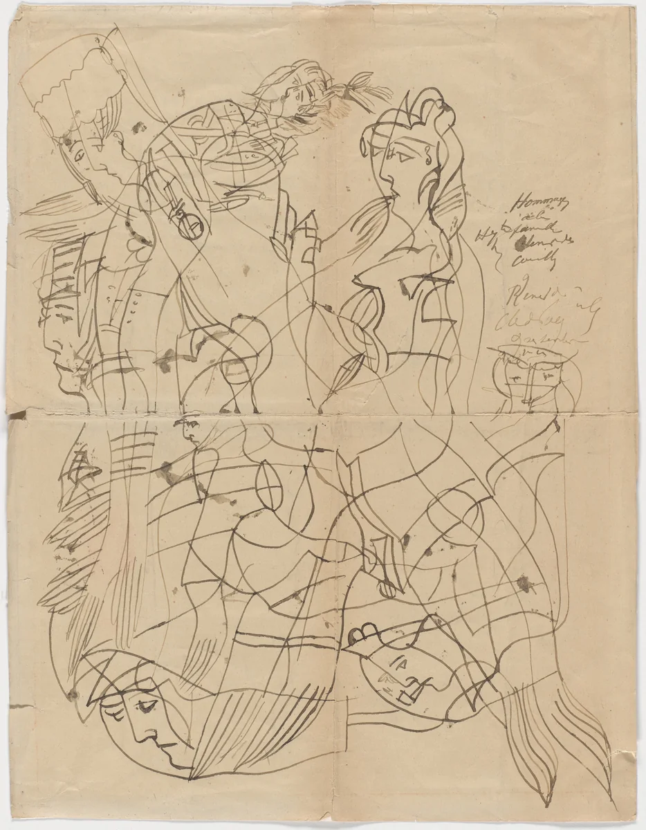 Untitled by Baron de Ravallet, drawing, 1897