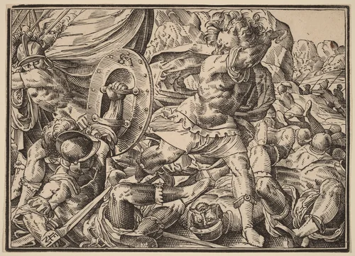 Christ Tells His Disciples of the Last Judgment by Christoph Murer, print, 1558-1614