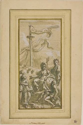Securitas Publica by James Thornhill, drawing, 1718-1725