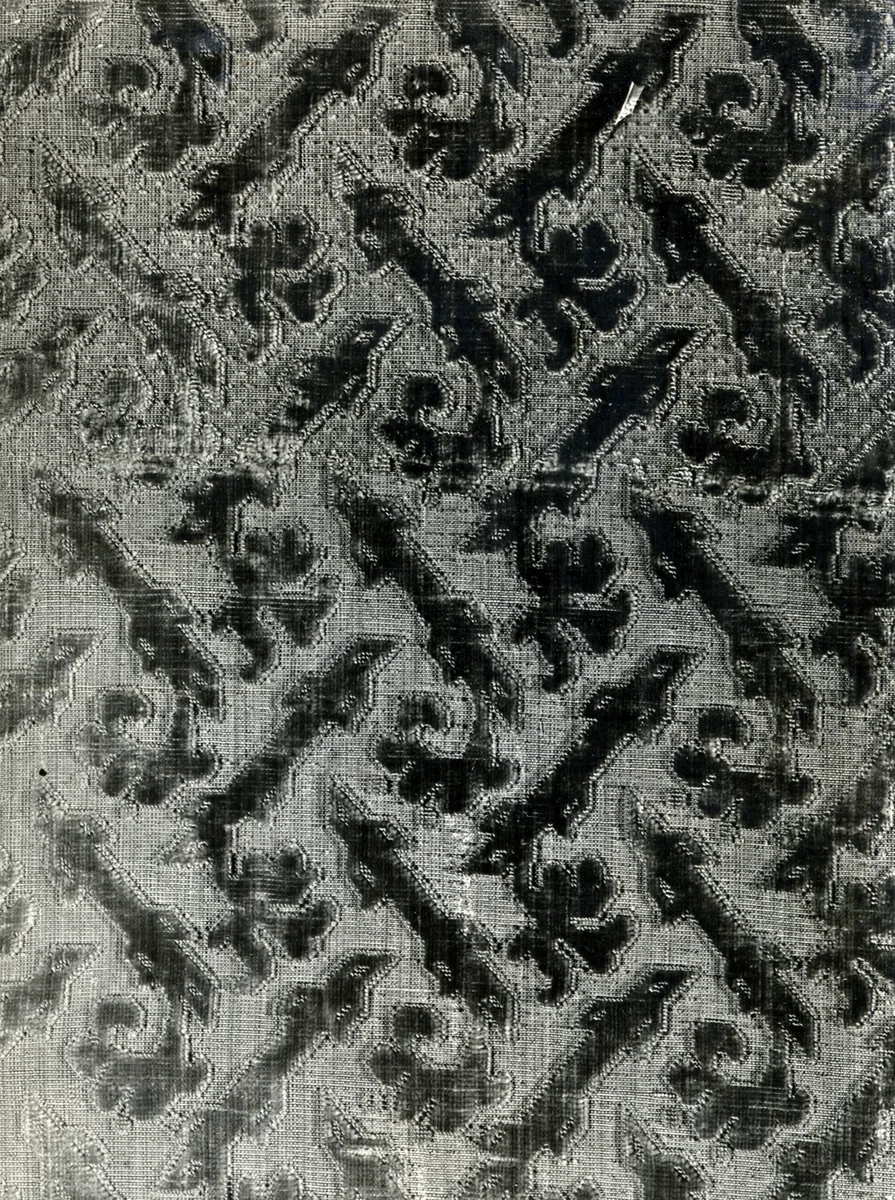 Panel by France or Italy, textile, 1855-1895