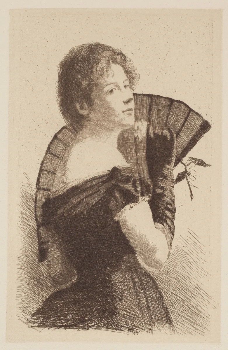 The Token by Frederick W. Freer, portfolio, 1887