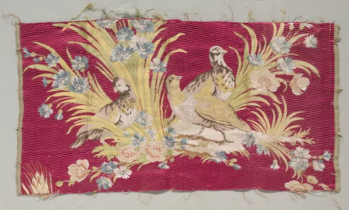 Silk Fragment by Philippe de Lasalle, textile, 1770-1778