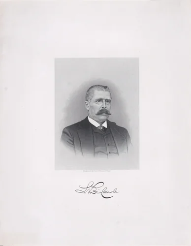 Luigi Palma di Cesnola by George Perine, print, 1885-1895