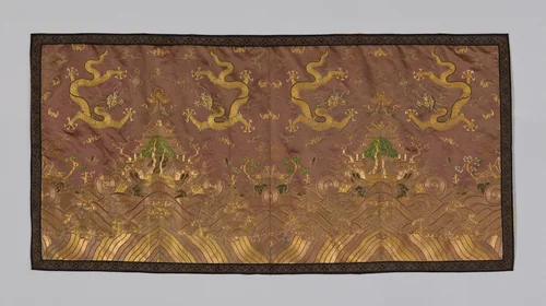 Panel (Dress Fabric) by Manchu China, textile, 1880-1890