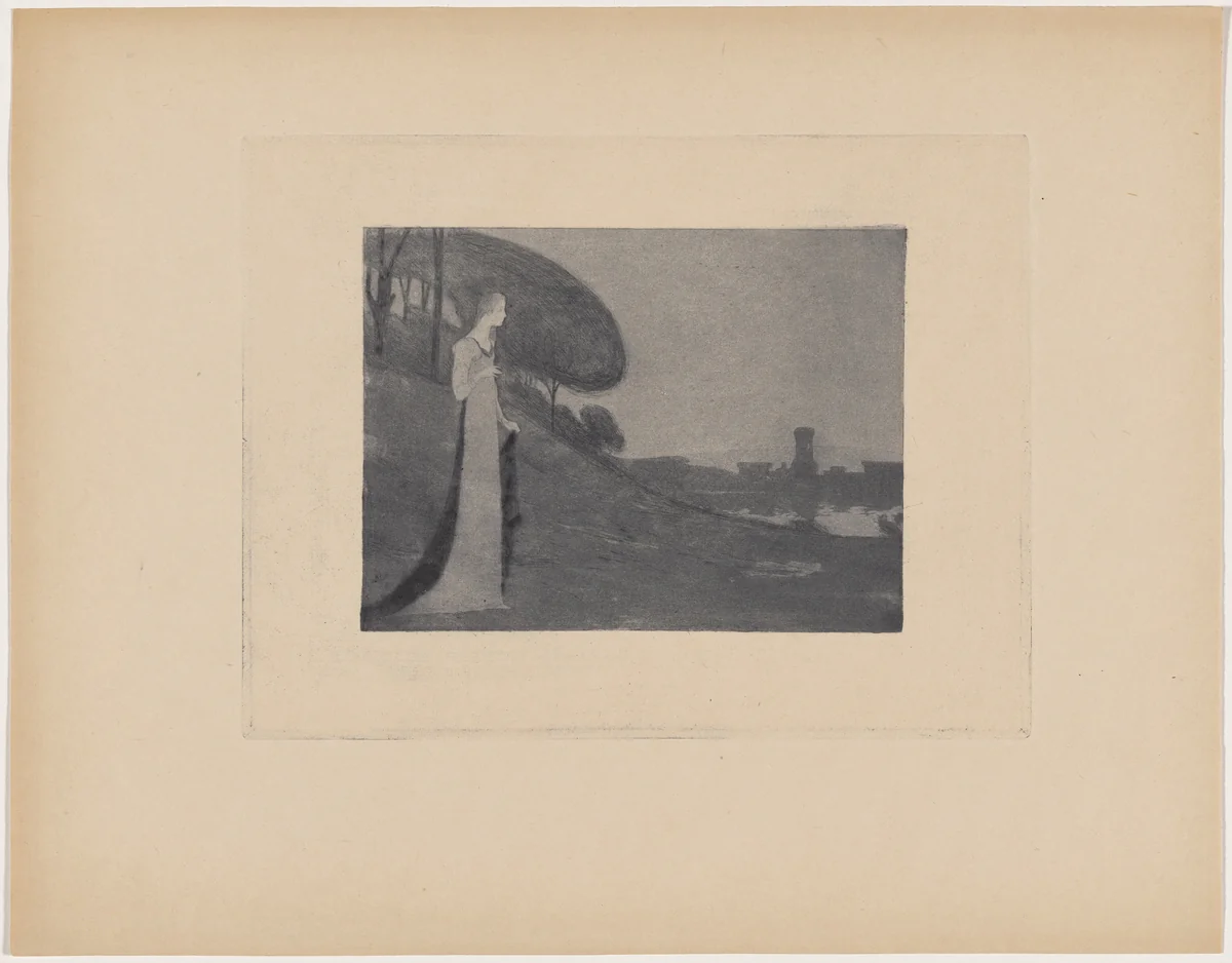 Carmosine (projet de programme) by Maurice Dumont, print, 1895