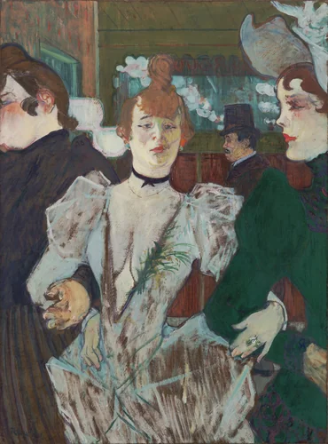La Goulue at the Moulin Rouge by Henri de Toulouse-Lautrec, ephemera, 1891