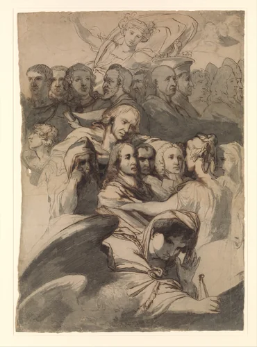 Study for "Divine Justice" by James Barry, drawing, 1797-1807