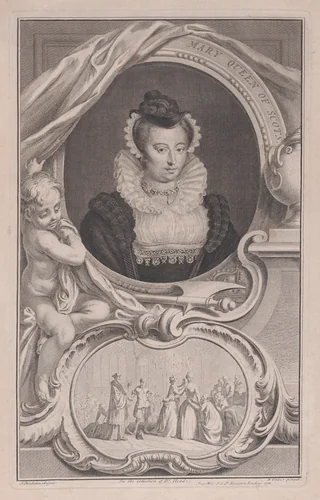Mary, Queen of Scots by Jacob Houbraken, print, 1738