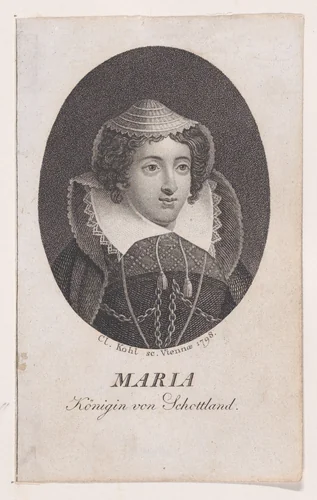 Mary, Queen of Scots by Clemens Kohl, print, 1798