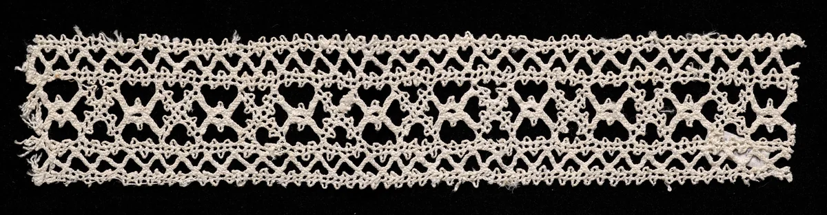 Bobbin Lace Insertion by Unknown, textile, 1540-1560