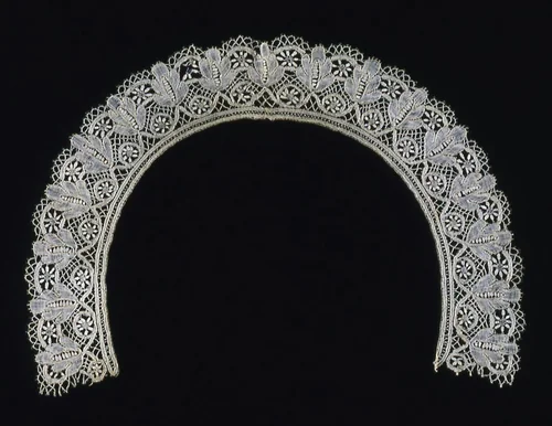 Collar by Belgium, textile, 1850-1869