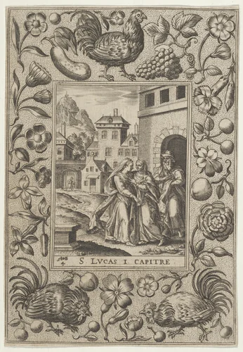 The Visitation by Abraham de Bruyn, print, 1580-1600