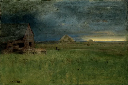The Lonely Farm, Nantucket by George Inness, painting, 1892