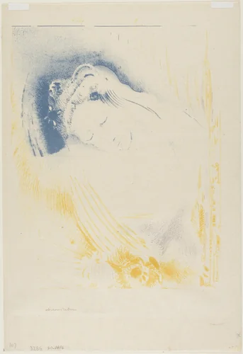The Shulamite by Odilon Redon, print, 1897