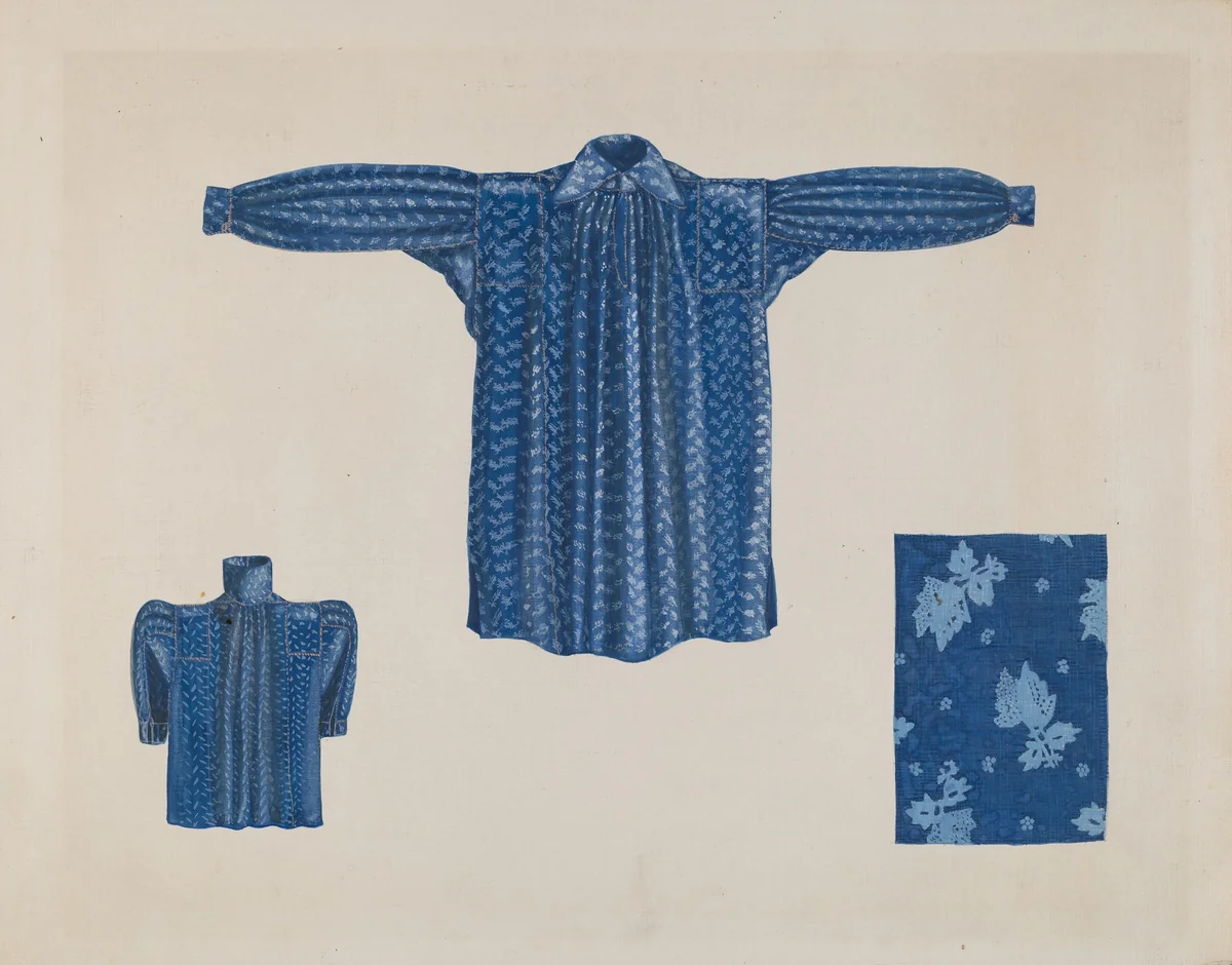 Man's Work Shirt by Verna Tallman, index of american design, 1937