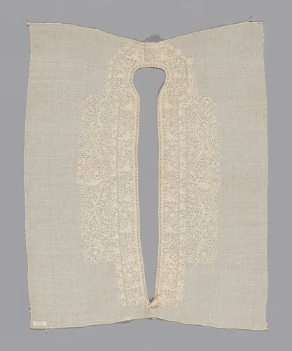 Neck Insert by Leukas, textile, 1701-1800