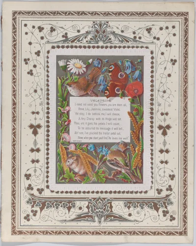 Valentine by Kate Greenaway, other, 1874