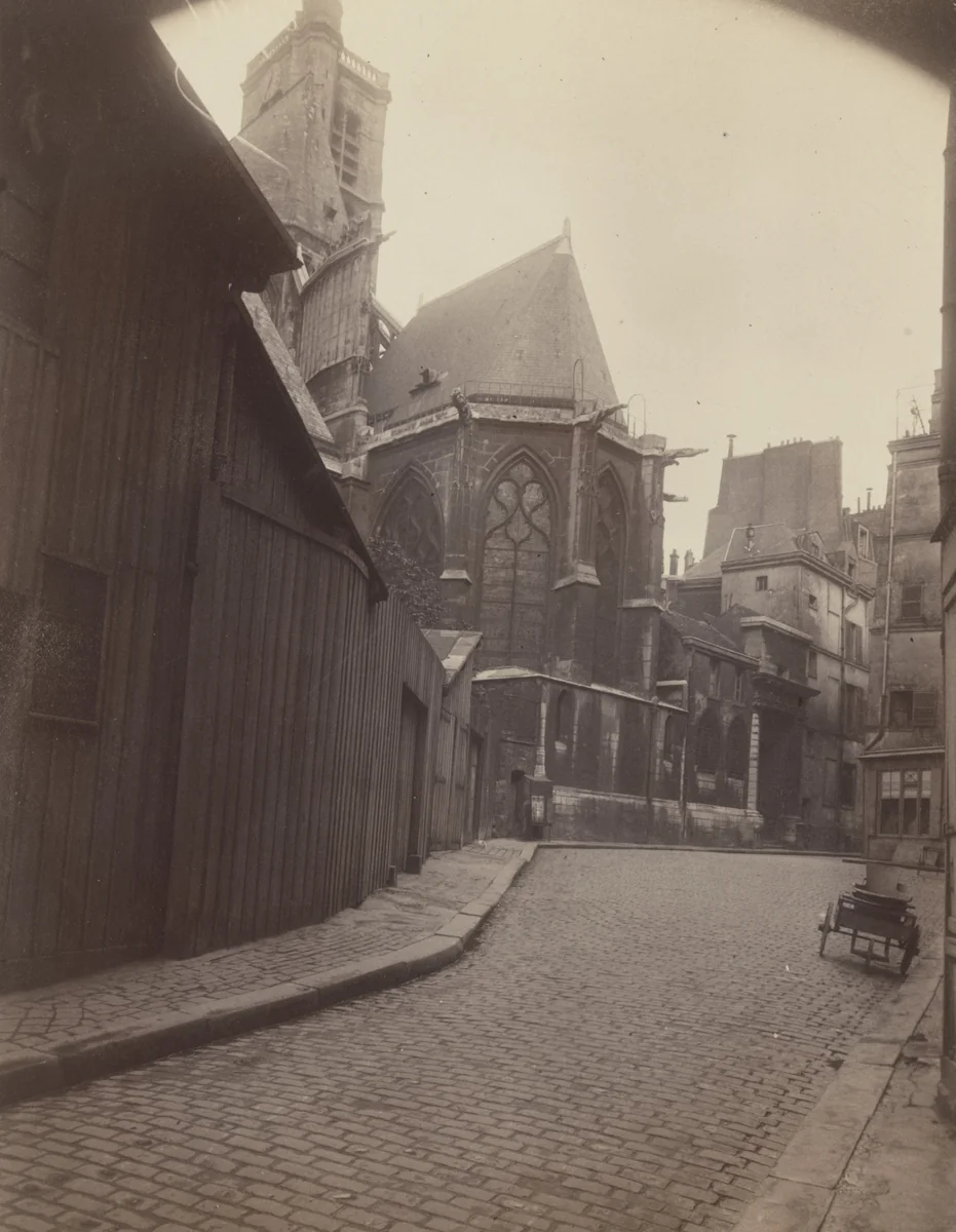 Rue des Barres by Eugène Atget, photograph, 1924
