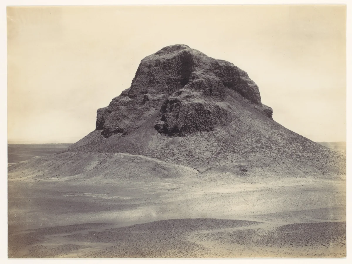 [Pyramid at Dahshûr] by Francis Frith, photograph, 1855-1859