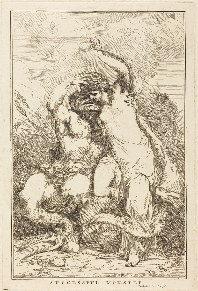 Successful Monster by John Hamilton Mortimer, print, 1778
