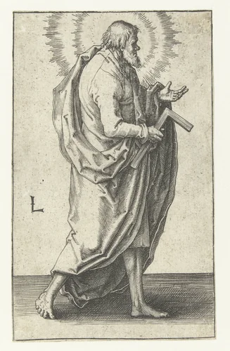 De apostel Judas Thaddeüs by Unknown, print, 1508-1512