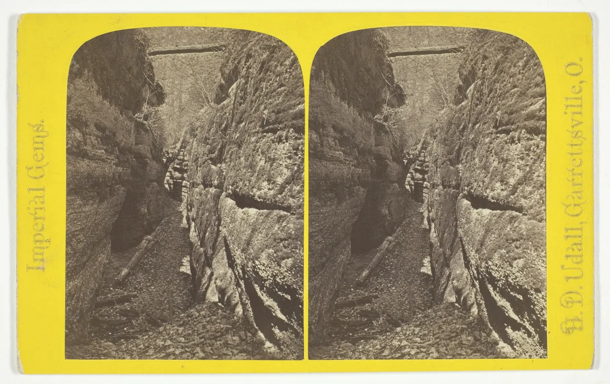 Entrance to Natural Bridge, No. 16 from the series "Imperial Gems" by H. D. Udall, photograph, 1875-1899