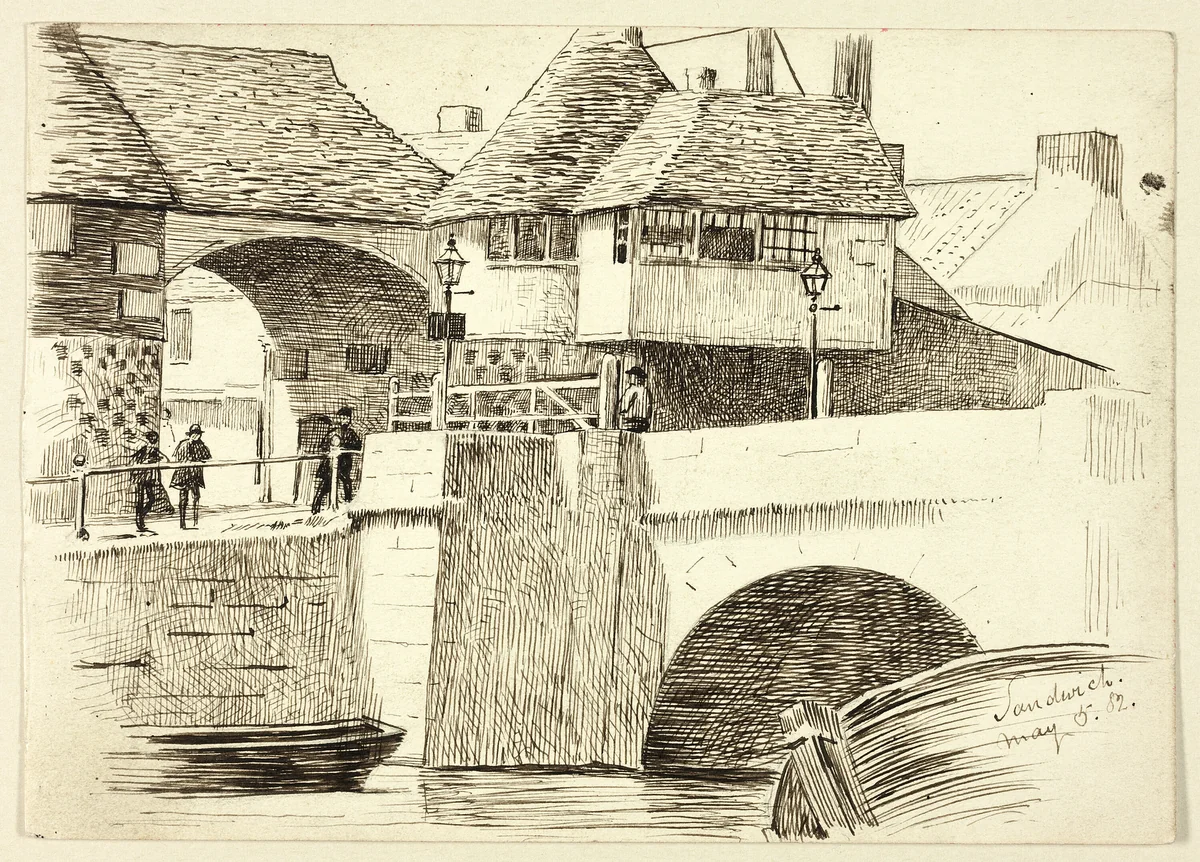 Sandwich by Henry Stacy Marks, drawing, 1882