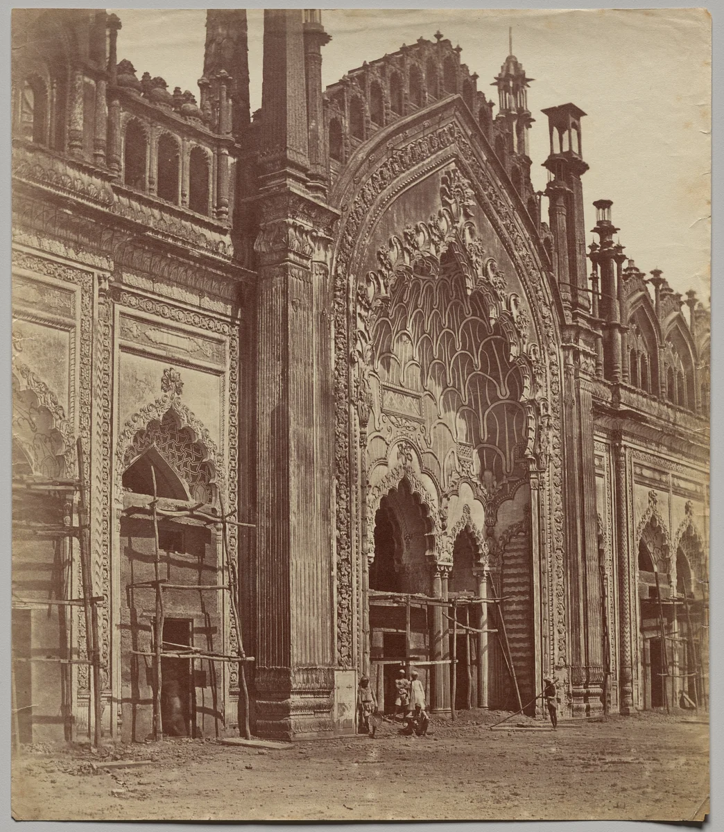 Jama Masjid Gate by Felice A. Beato, photograph, 1858