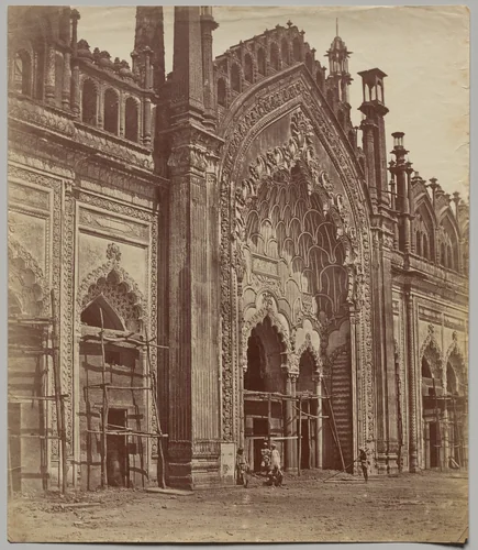 Jama Masjid Gate by Felice A. Beato, photograph, 1858