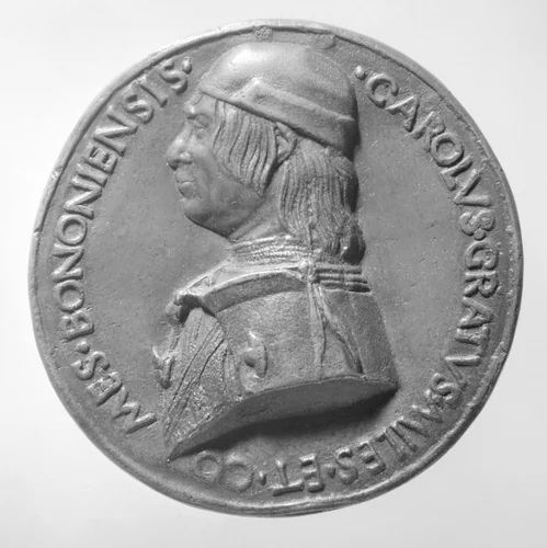 Carlo Grati, noble of Bologna by Savelli Sperandio, metalwork, 1480-1490